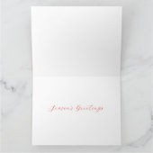 Bonnes Fêtes Noël Bulle Carte de vacances (Intérieur)