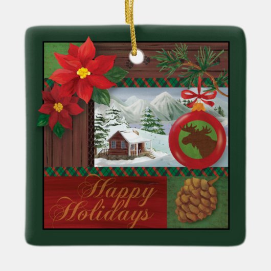 Bonnes fêtes ornement (Devant)