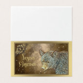 Bonnes Fêtes - Ours noir (Outside Unfolded)