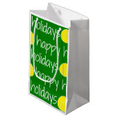 Bonnes fêtes sac orienté de cadeau de tennis (Devant Angle)