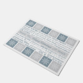 "Bonnes fêtes" tapis multilingue de plancher (Incliné)