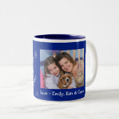 Bonnes fêtes tasse de photo de Noël (Devant droit)