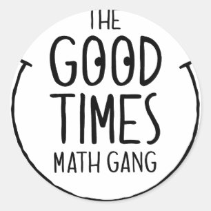 Bonnes périodes Math Gang - Sticker rond