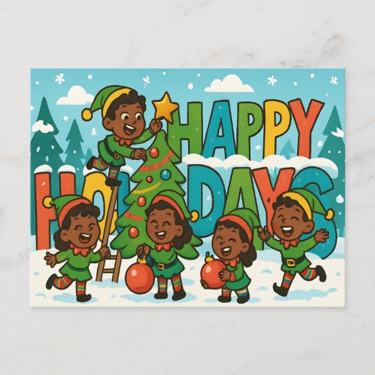 BONNES VACANCES Carte postale (Devant)