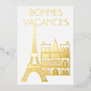 Bonnes Vacances Folie Feestdagenkaart