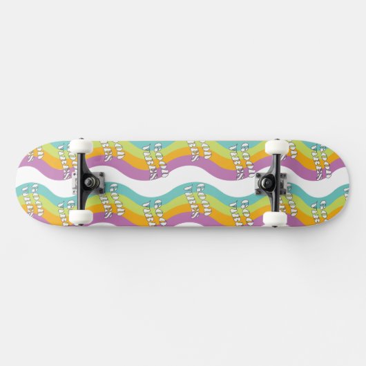 Bonnes Vibes Groovy Skateboard Deck (Horz)