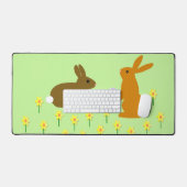 Bonnets de Pâques et jonquilles (Clavier et souris)