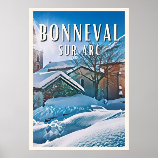 Bonneval op Arc Poster (Voorkant)