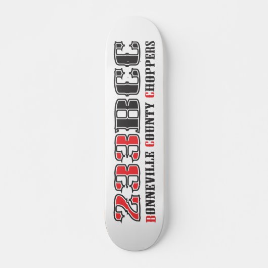 Bonneville County Chopper 233BCC Schaats Deck Skateboard (Voorkant)
