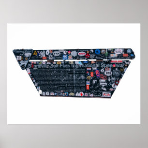 Bonneville Salt Flats International Speedway Poster