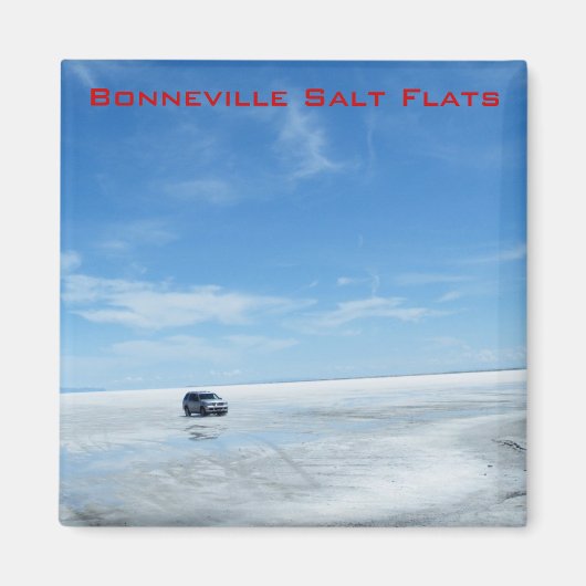 Bonneville Salt Flats Magneet (Voorkant)