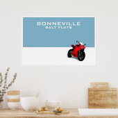 Bonneville Salt Flats Poster (Keuken)