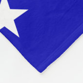 Bonnie Blue Flag Fleece Deken (Hoek)