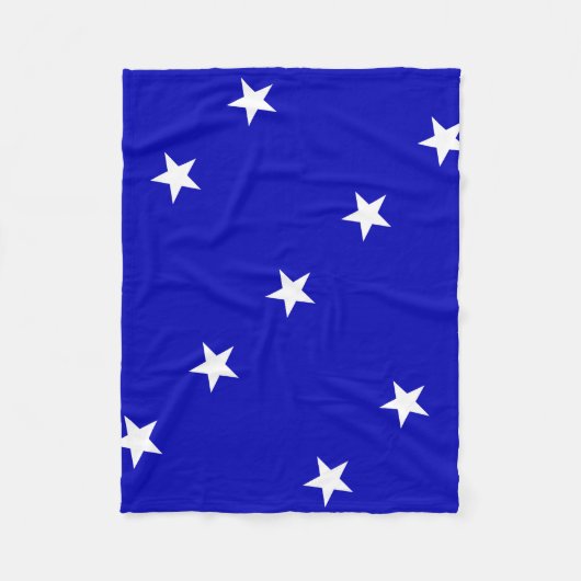 Bonnie Blue Flag Fleece Deken (Voorkant)
