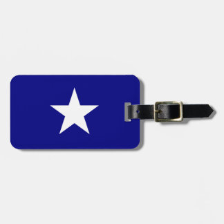 Bonnie Blue Flag met Lone White Star Bagagelabel