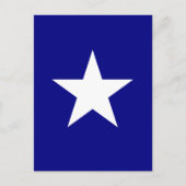 Bonnie Blue Flag met Lone White Star Briefkaart (Voorkant)