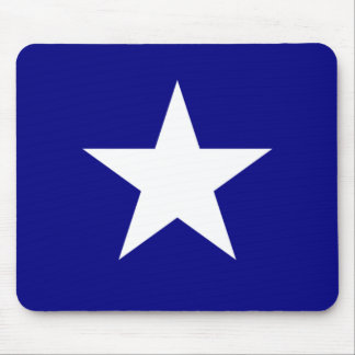 Bonnie Blue Flag met Lone White Star-Muismat Muismat