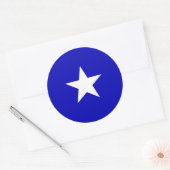 Bonnie Blue Flag Ronde Sticker (Envelop)