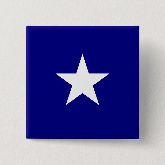 Bonnie Blue Flag Vierkante Button 5,1 Cm (Voorkant)