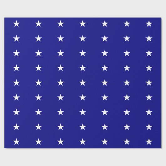 Bonnie Blue Flag White Star Cadeaupapier (Vlak)