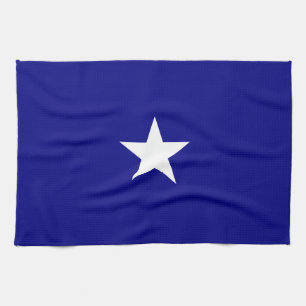 Bonnie Blue Flag White Star Theedoek