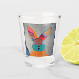 Bonnie Bunnie Shot Glass - Creatief getekend Shot Glas