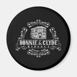Bonnie & Clyde Hideout: Cirkelmagneet Magneet