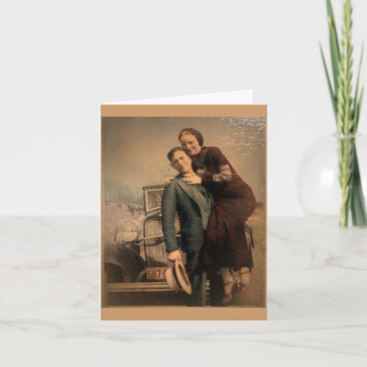 Bonnie & Clyde Kaart (Voorkant)