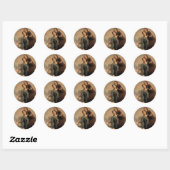 Bonnie & Clyde Ronde Sticker (Vel)