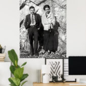 BONNIE & CLYDE - TEXAS OUTLAWS c. 1933 Poster (Thuiskantoor)