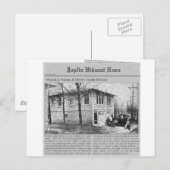 Bonnie & Clyde's Joplin Hideout Briefkaart (Voorkant / Achterkant)
