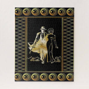Bonnie & Cylde Art Deco 520 stukjes Legpuzzel