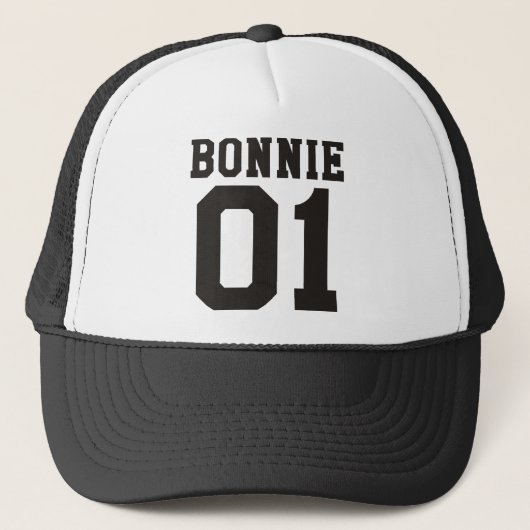 Bonnie en Clyde Trucker Pet (Voorkant)