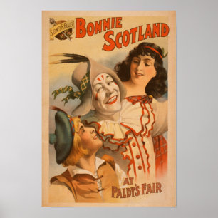 Bonnie Scotland bij de Fair Clown Theater Poster