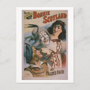 "Bonnie Scotland"  theater Briefkaart