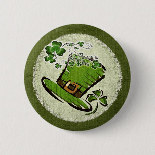 Bonnie St. Patricks Day FLARE Ronde Button 5,7 Cm