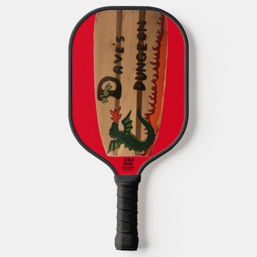 Bonnie's Dave Pickleball Paddle (Achterkant)