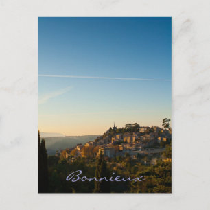 Bonnieux, dorp in de Luberon, Provence. Briefkaart