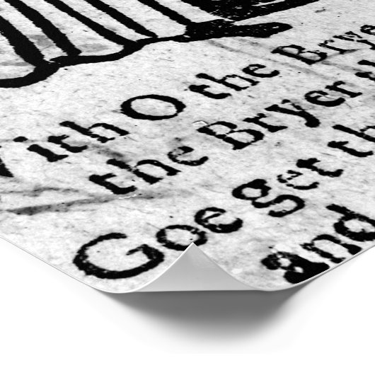 Bonny Bonny Brier Poster (Hoek)