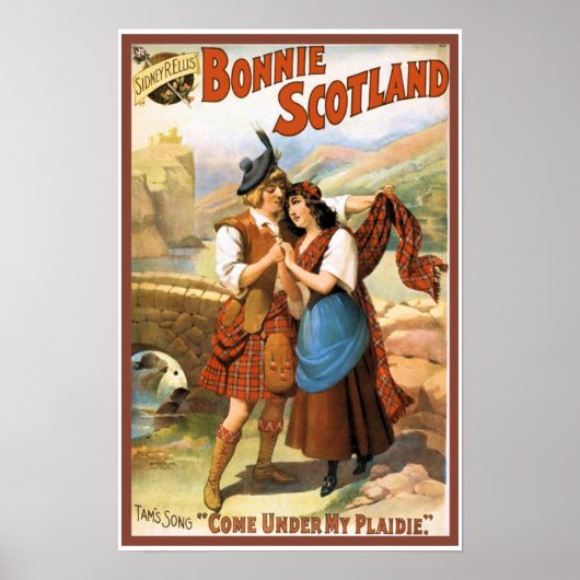 Bonny Scotland Poster (Voorkant)
