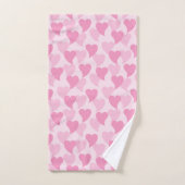 Bons Coeurs Motif sans couture (Serviette à main)