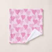 Bons Coeurs Motif sans couture (Gant de toilette)