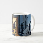 Bons Jours Passés Devrais-je Rester ou Partir Mug (Devant droit)