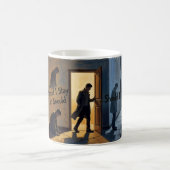 Bons Jours Passés Devrais-je Rester ou Partir Mug (Centre)