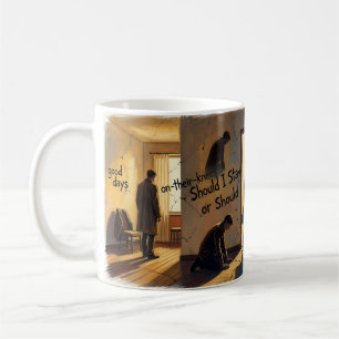 Bons Jours Passés Devrais-je Rester ou Partir Mug