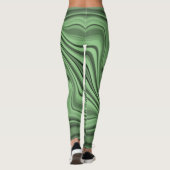 Bons Leggings Noirs Monochromes Bleus (Dos)