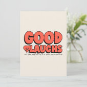 Bons rires, bon amour - Carte de relation (Debout devant)