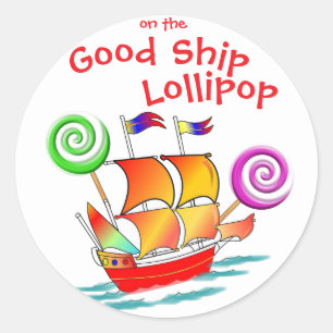 Bons Stickers Lollipop Ship