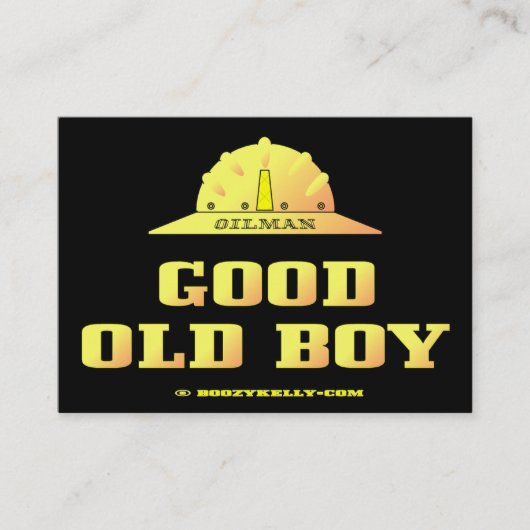 Bons vieux cartes de visite de garçon (Devant)