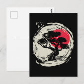 Bonsai Art Japanse Sunset Briefkaart (Voorkant / Achterkant)